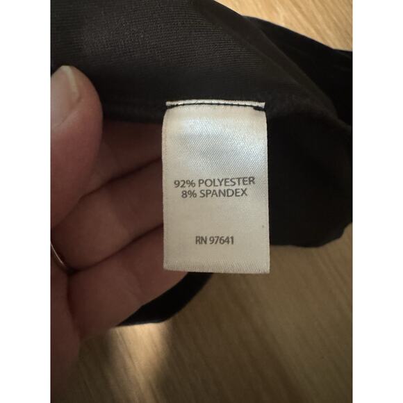 NWT! J JILL WEAREVER BLACK VELVET KNIT BLAZER-XL ONE BUTTON FRONT-GORGEOUS! - Picture 4 of 6